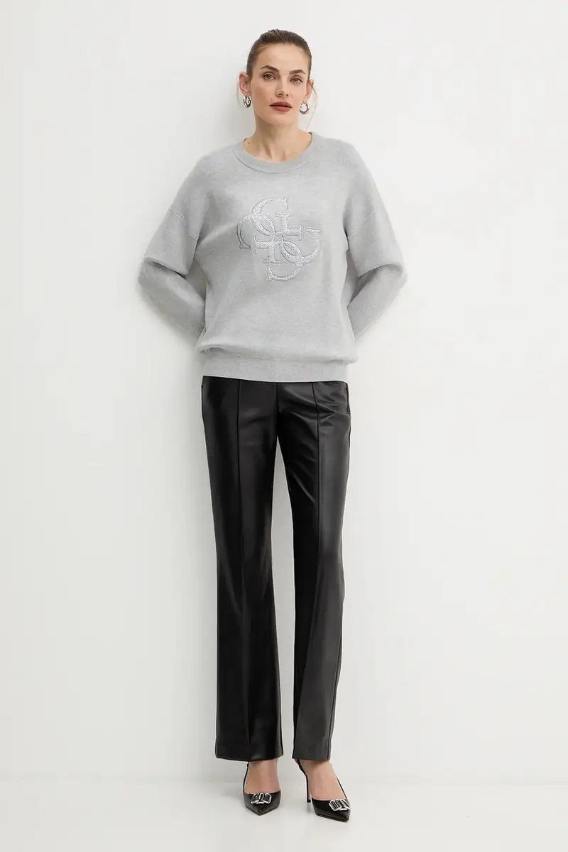 maglione SYLVIE donna colore grigio W5BR42 Z26I2 miniatura 2