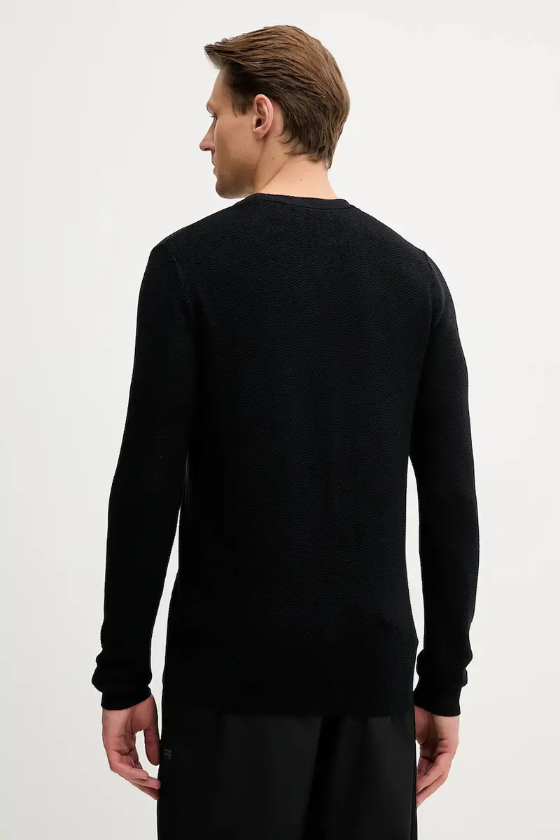 maglione uomo colore nero M5YR01 Z3FB1 miniatura 3