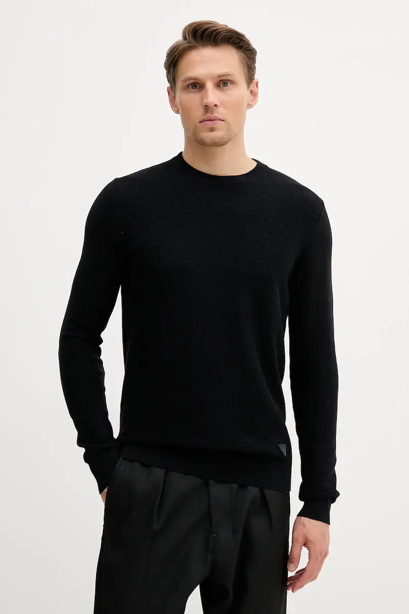 maglione uomo colore nero M5YR01 Z3FB1