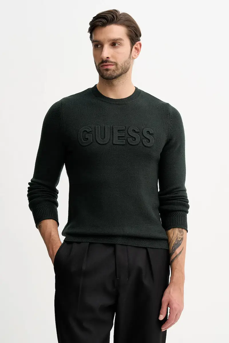 Guess Maglione Verde Uomo