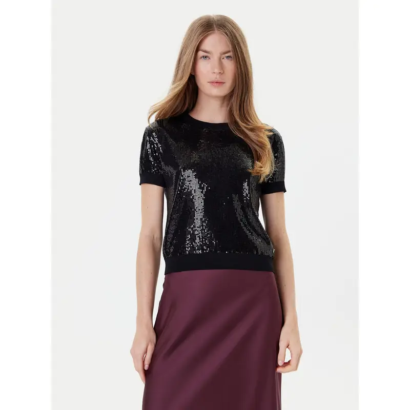 Maglione W5YR21 Z3E70 Nero Regular Fit