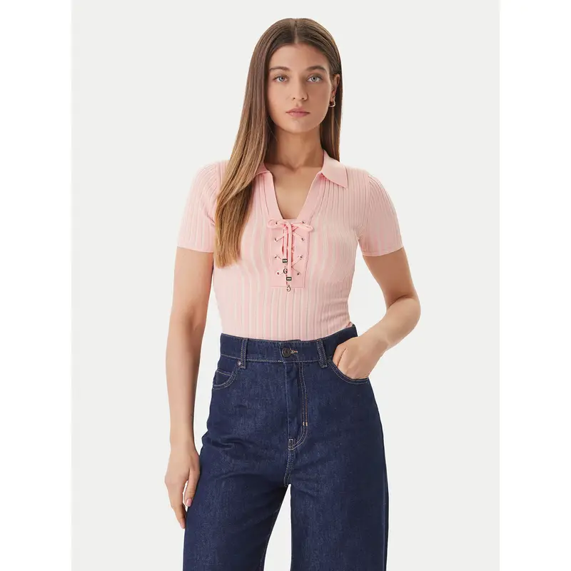 Maglione W6GR09 Z0590 Arancione Regular Fit