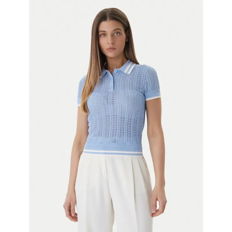 Maglione W6GR25 Z0672 Blu Regular Fit