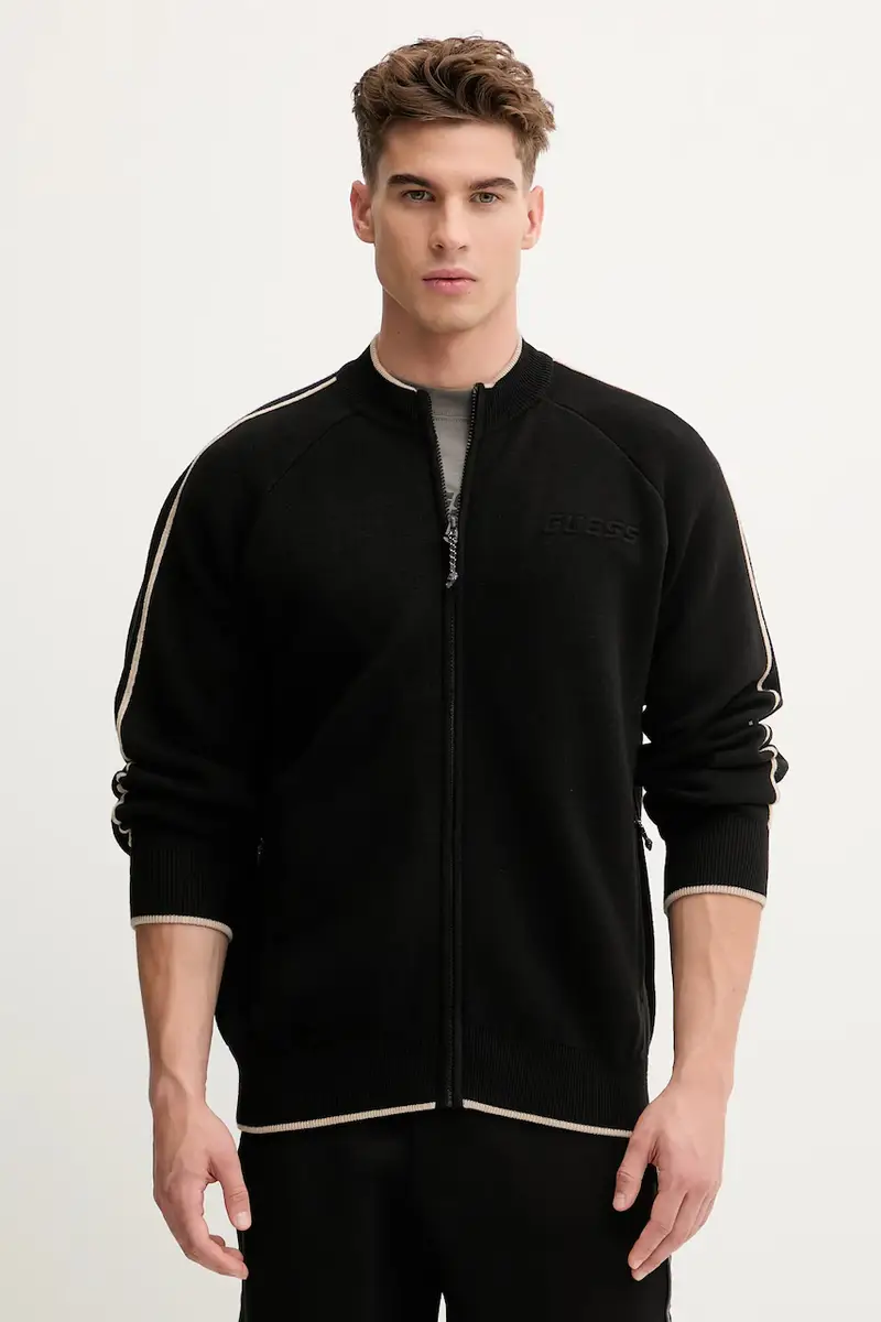 Guess Maglione Yaki Nero per Uomo