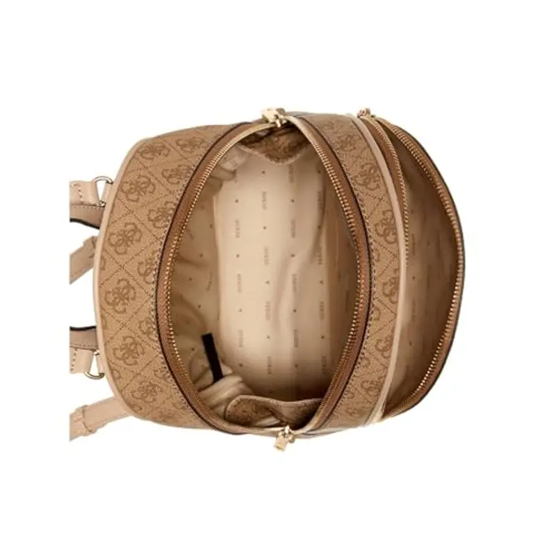 GUESS Manhattan Large Backpack Grande, Zaino, Logo Latte, Etichettalia Unica Donna miniatura 3