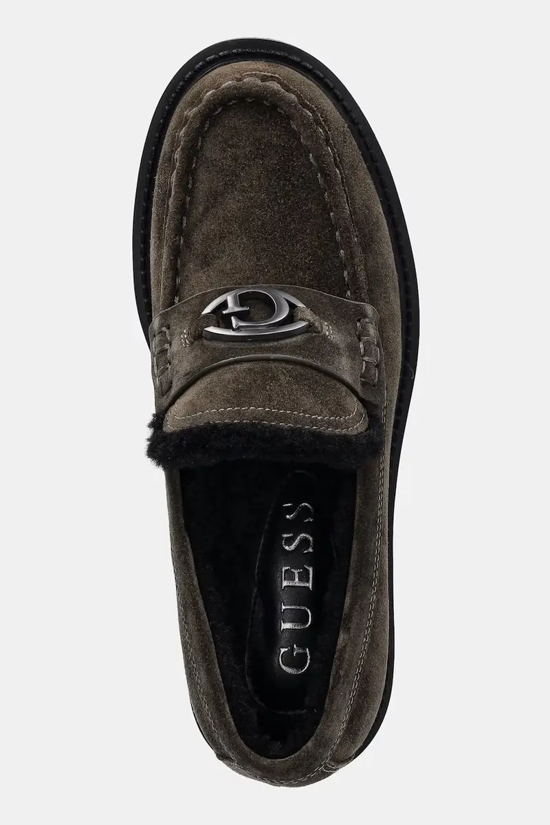 Guess Mocassini Donna Verde 3427804 miniatura 4