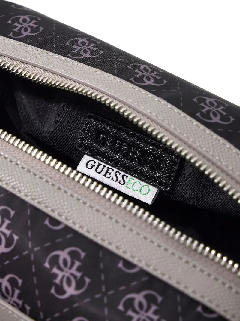 Guess Nécessaire Berlin grigio e nero miniatura 2
