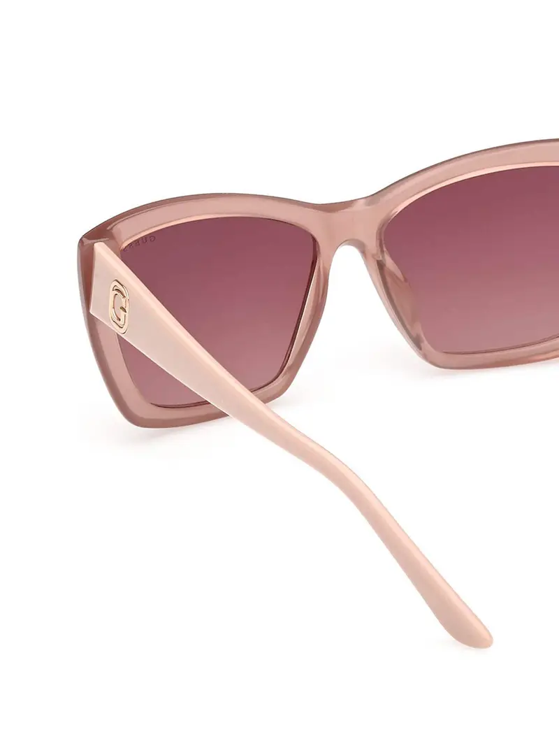 GUESS Occhiali da sole beige / marrone miniatura 3