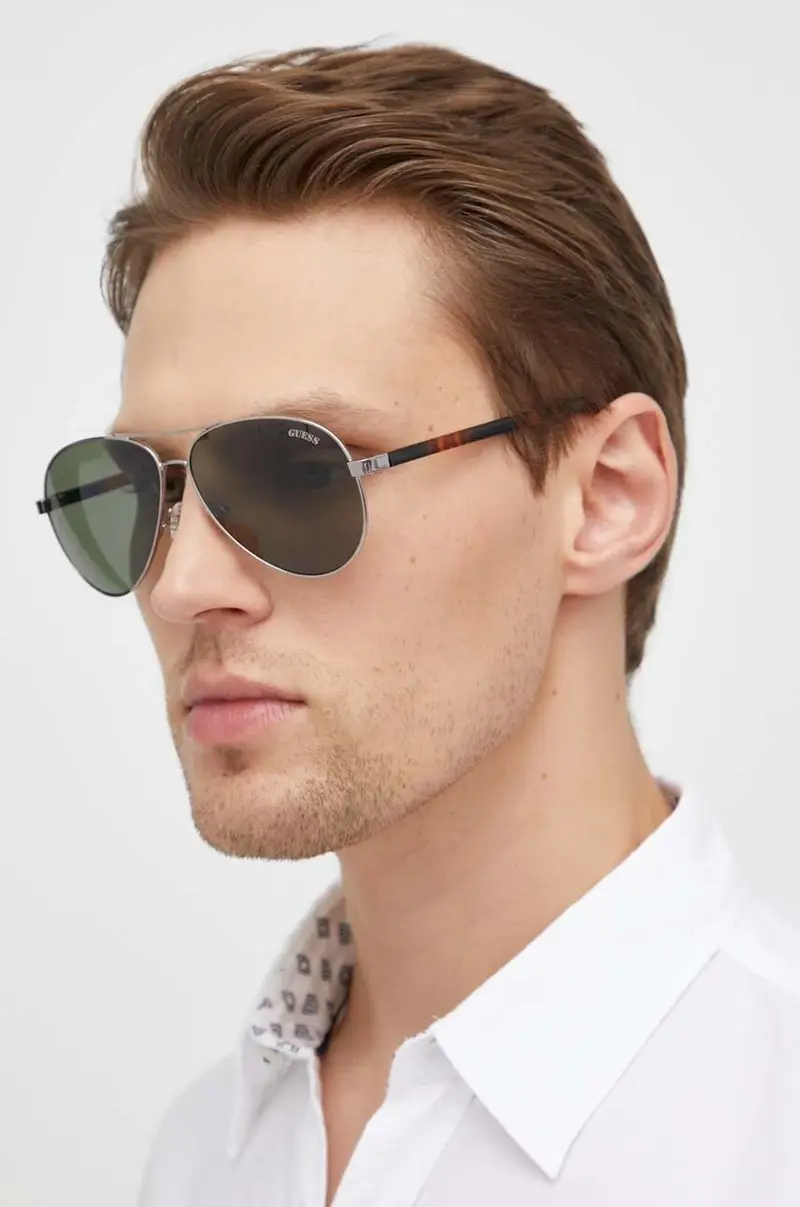 occhiali da sole colore argento miniatura 2