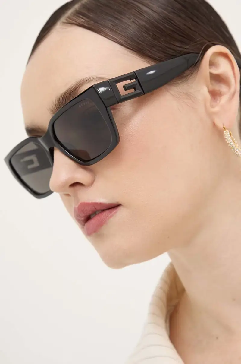 occhiali da sole colore nero GU7916_5501A miniatura 3