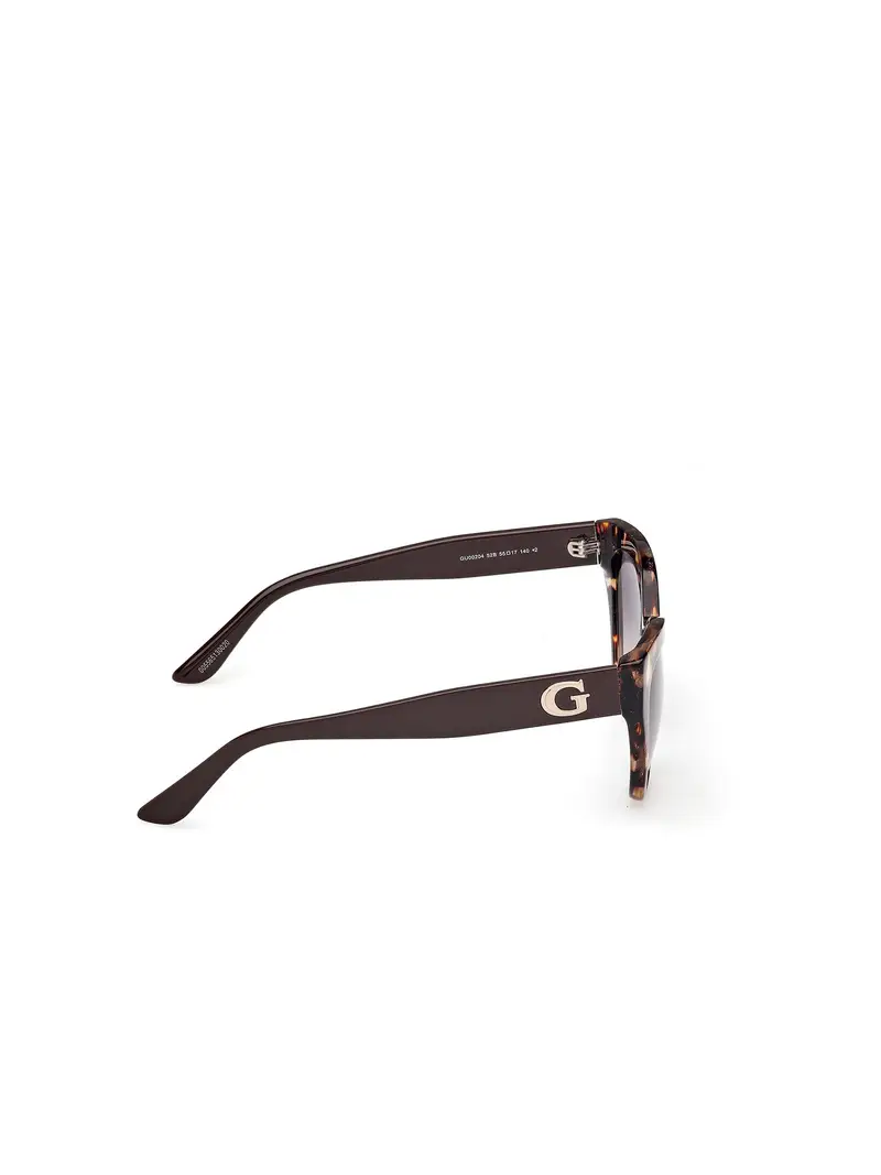 GUESS Occhiali da sole crema / grigio fumo miniatura 2