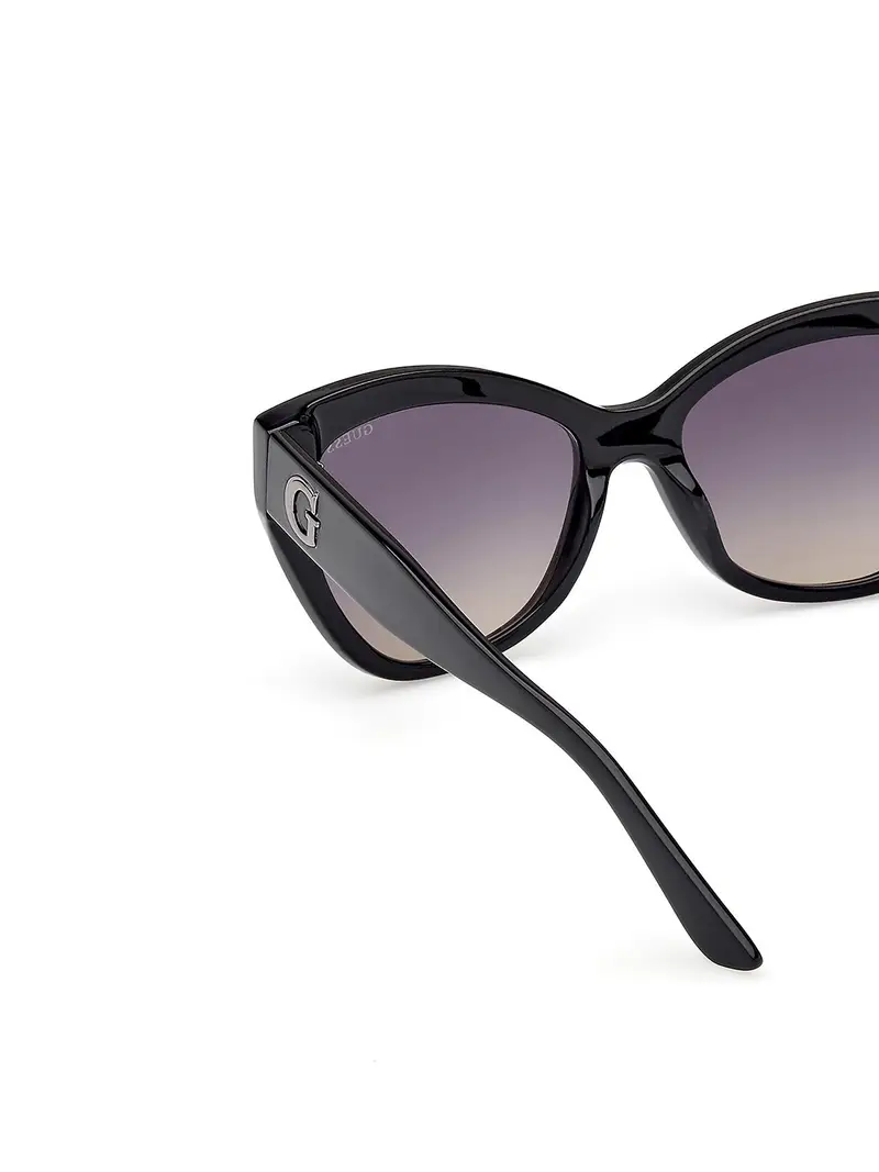 GUESS Occhiali da sole grigio fumo / nero miniatura 3