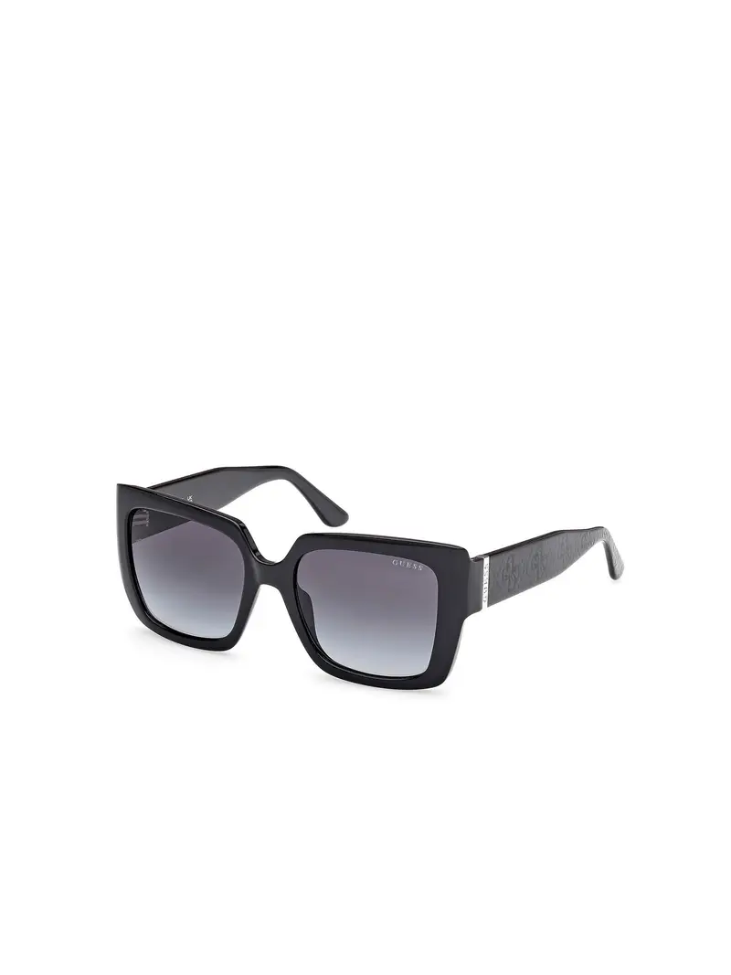 GUESS Occhiali da sole  grigio fumo / nero