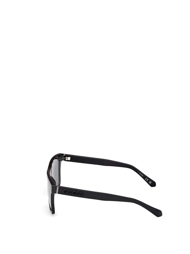 Occhiali da sole grigio fumo / nero miniatura 2