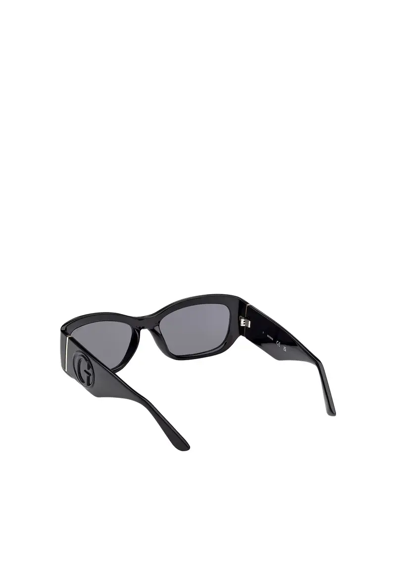 Occhiali da sole grigio fumo / nero miniatura 3