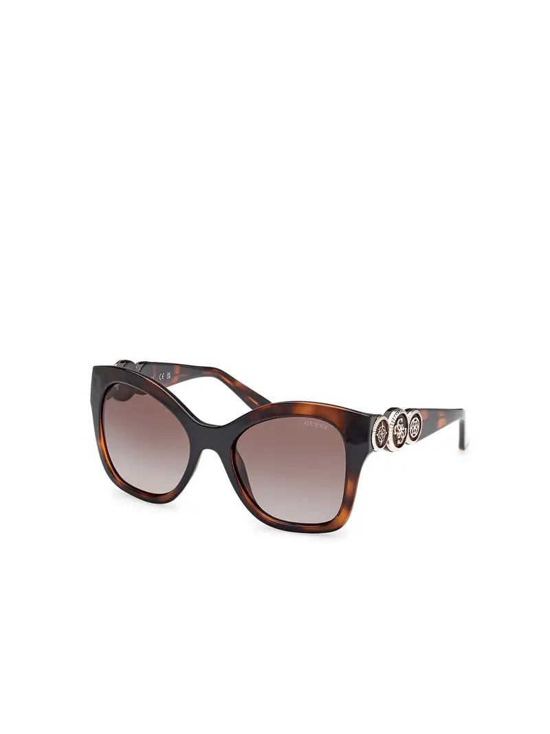 GUESS Occhiali da sole  marrone / colori misti