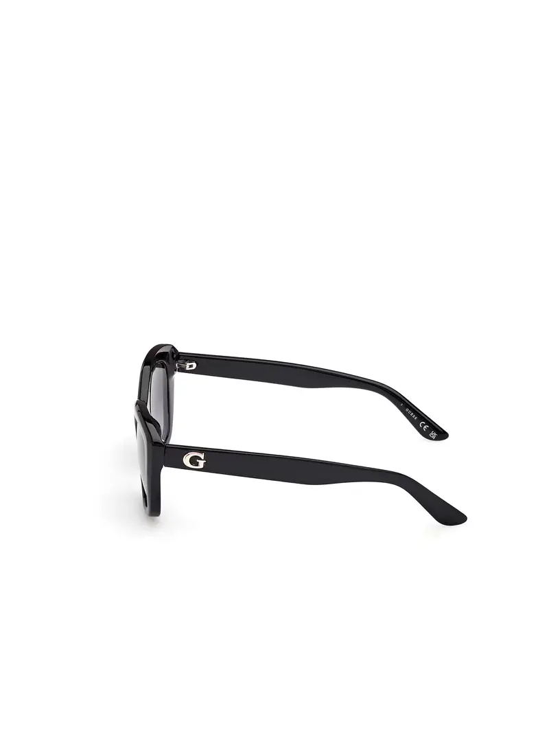 Occhiali da sole nero miniatura 2