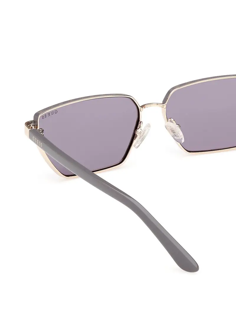 GUESS Occhiali da sole oro / grigio fumo miniatura 3