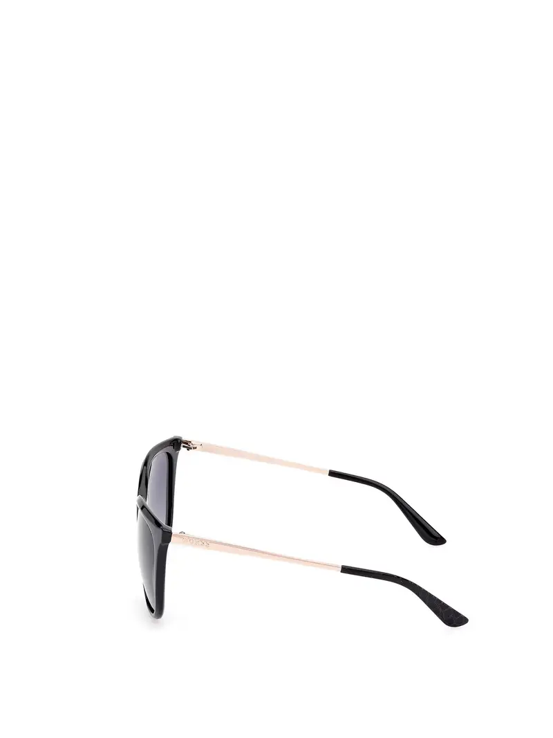 Occhiali da sole oro / nero miniatura 2