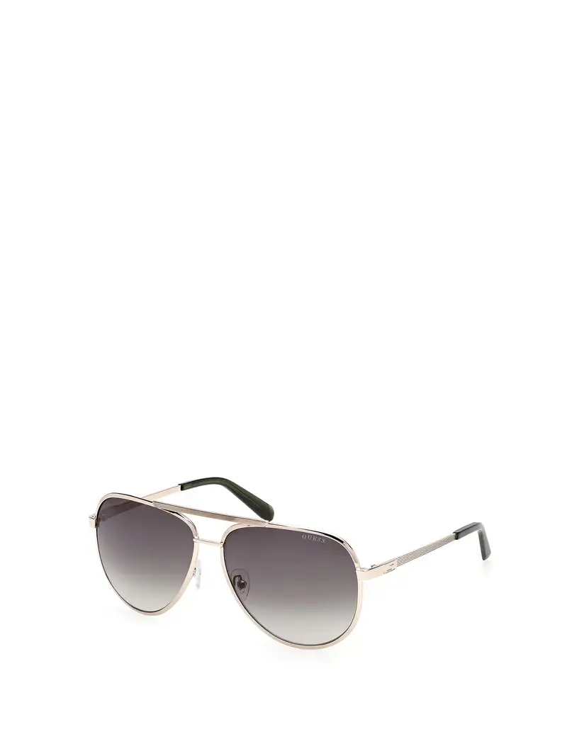 Occhiali da sole oro / verde scuro