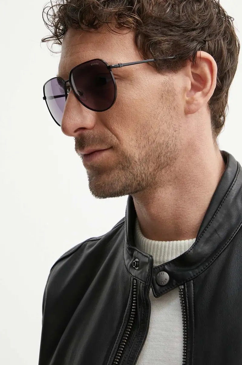 Guess Occhiali da sole Uomo Nero 2889649 miniatura 5