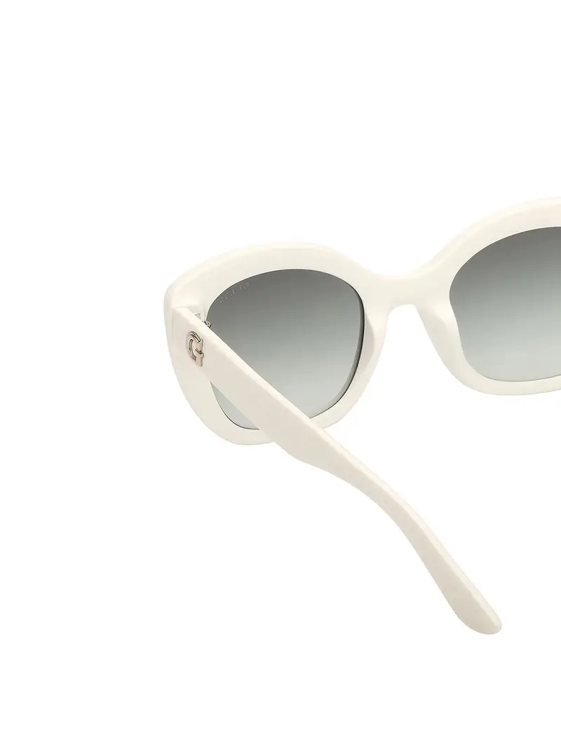 Occhiali da sole verde scuro / bianco miniatura 3