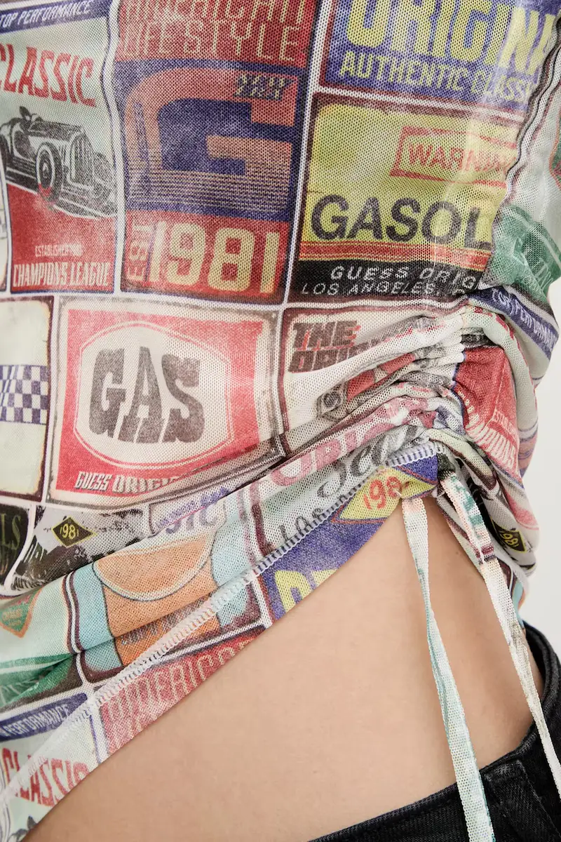 camicia a maniche lunghe colore beige W5YP43 KBBF2 miniatura 5