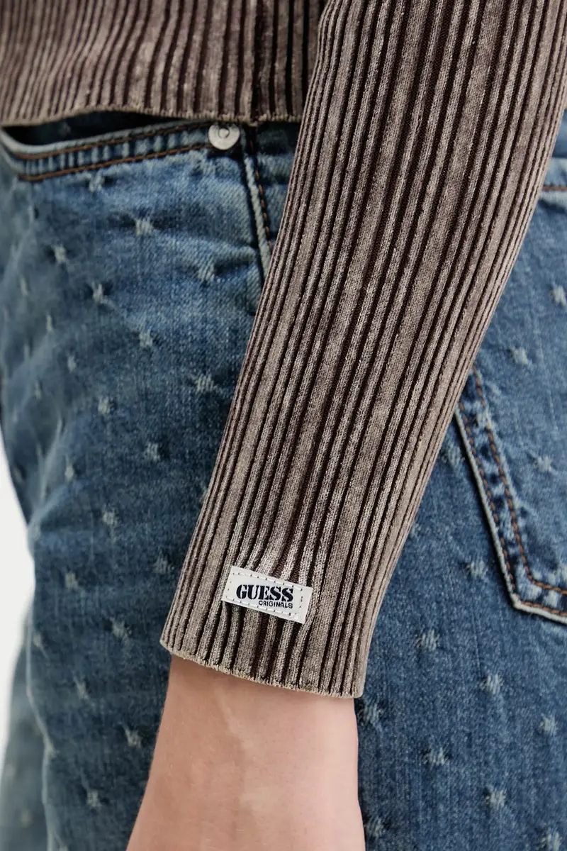 Guess Originals Cardigan Donna Marrone 3620445 miniatura 5