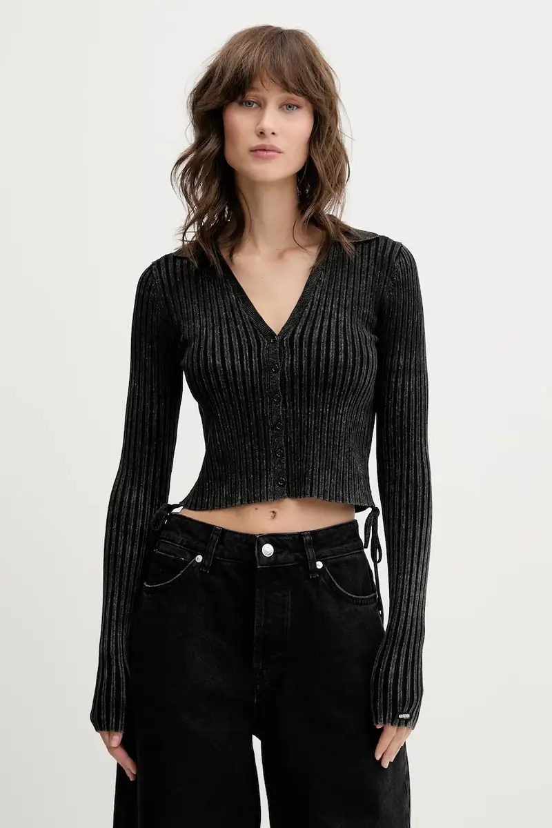Guess Originals Cardigan Donna Nero 3152342