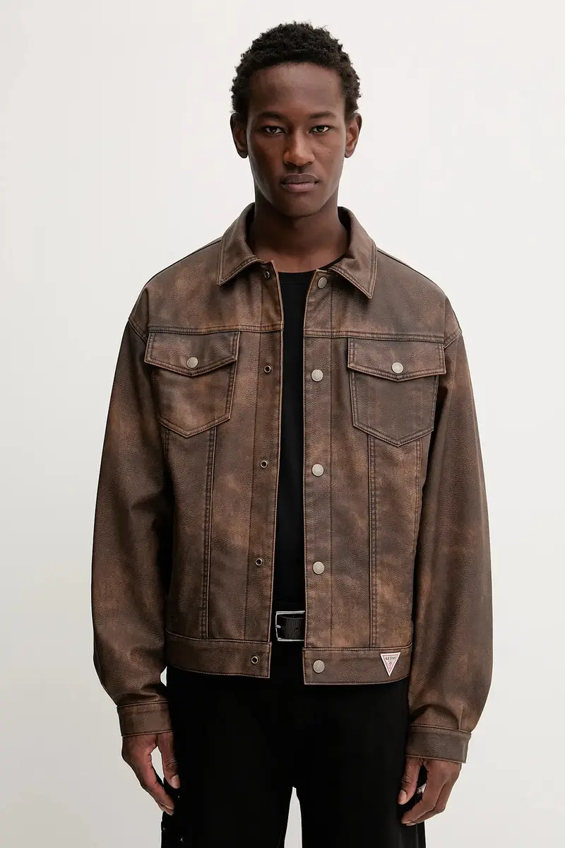 giacca colore marrone M5BL0L W3780 miniatura 3