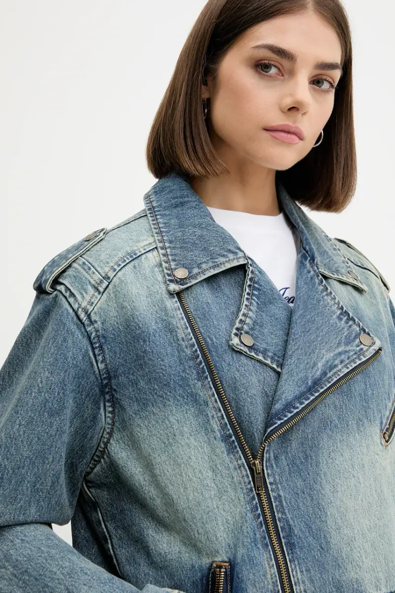 giacca di jeans colore blu W5YN70 D4XYZ miniatura 5