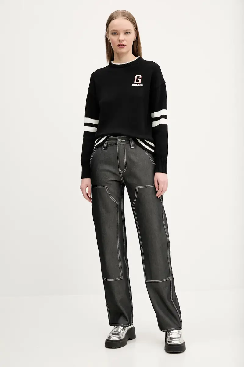 Guess Originals Jeans Donna Grigio 3324941 miniatura 2