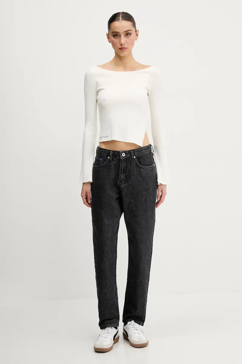 maglione donna colore beige W5GR23 Z2V62 miniatura 2