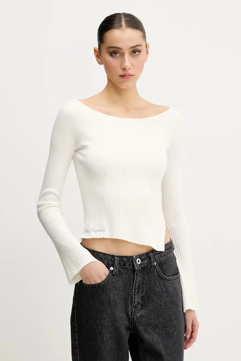 maglione donna colore beige W5GR23 Z2V62