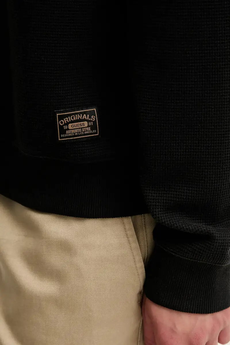 maglione uomo colore nero M5YQ31 KCU12 miniatura 5