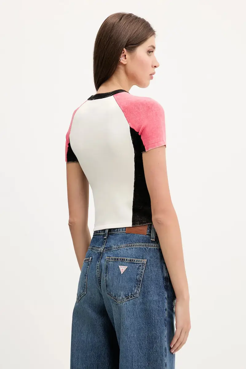 Guess Originals T-shirt Donna Beige 3123413 miniatura 3