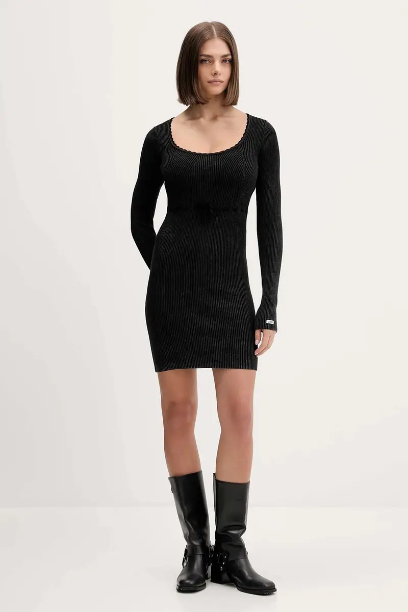 vestito colore nero W5BK69 Z2YJ2 miniatura 2