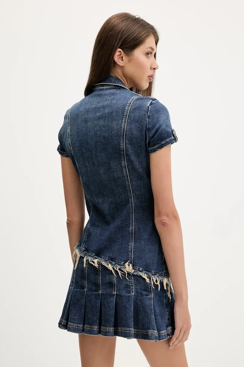 vestito di jeans colore blu W5YK71 D4H1D miniatura 3