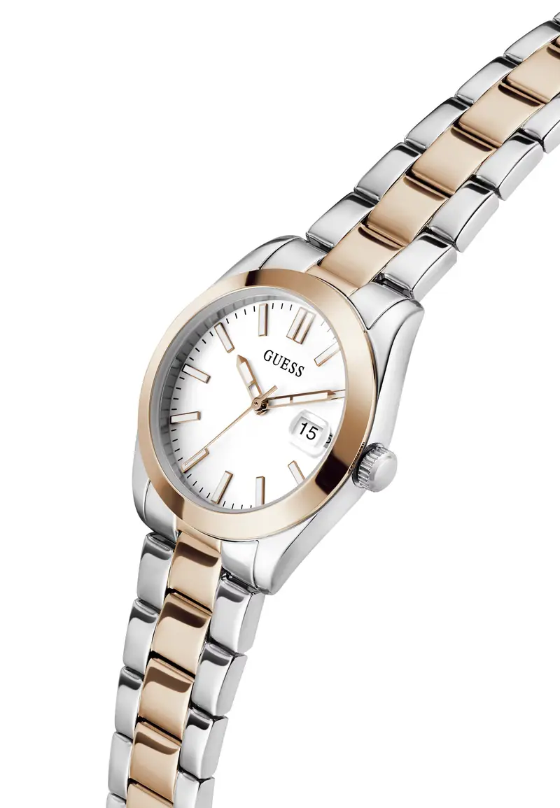 Orologio analogico 'Alice' oro rosé / argento Oro rosé miniatura 3