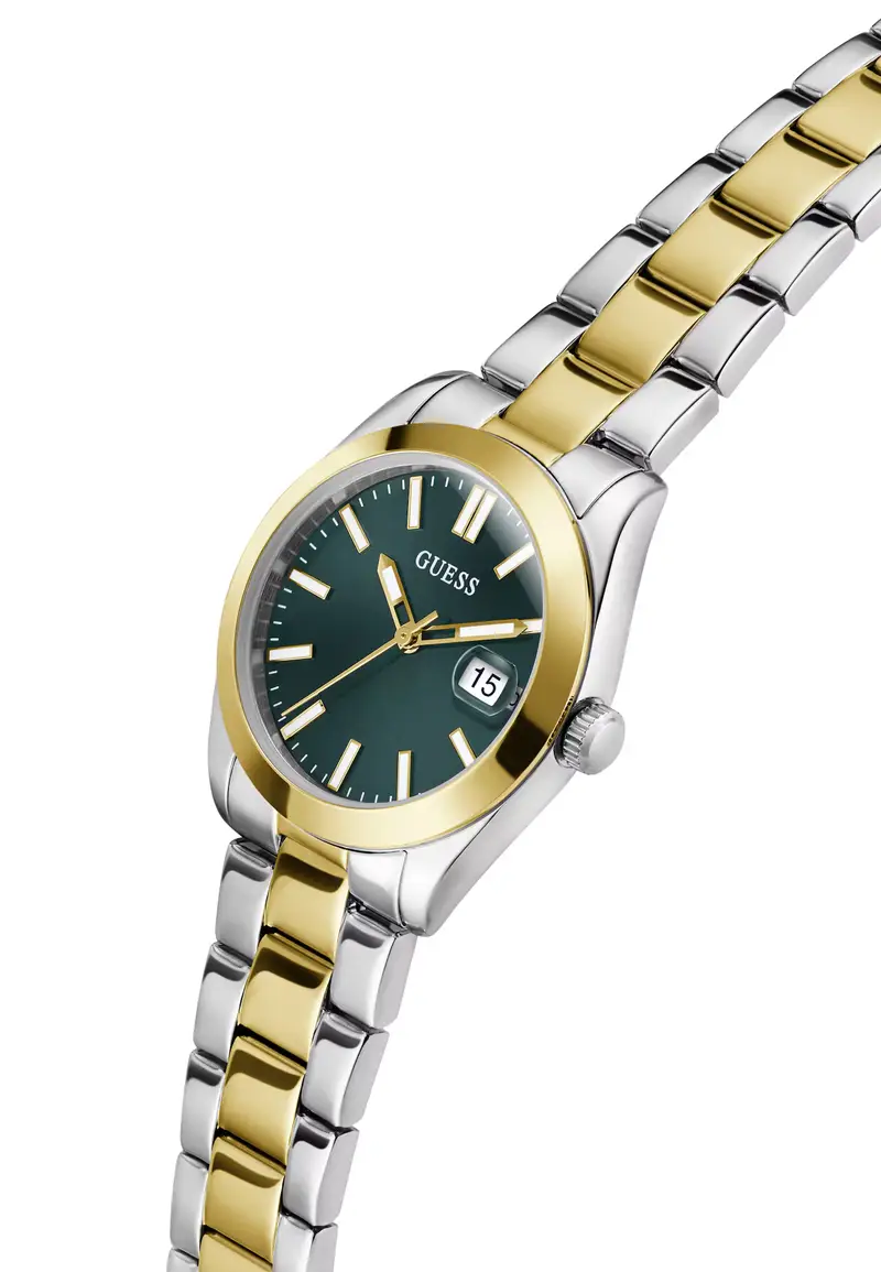 Orologio analogico 'Alice' oro / verde / argento miniatura 3