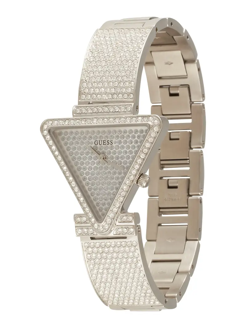 GUESS Orologio analogico  argento / trasparente