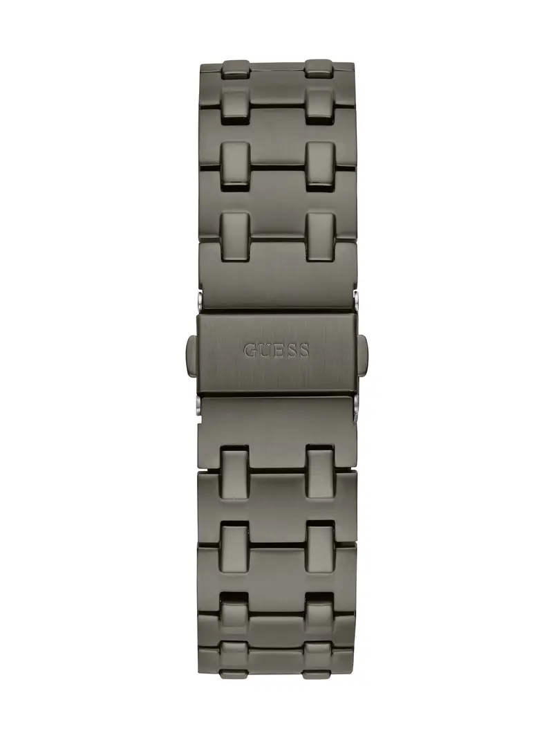 GUESS Orologio analogico 'ASSET' antracite / borgogna miniatura 2