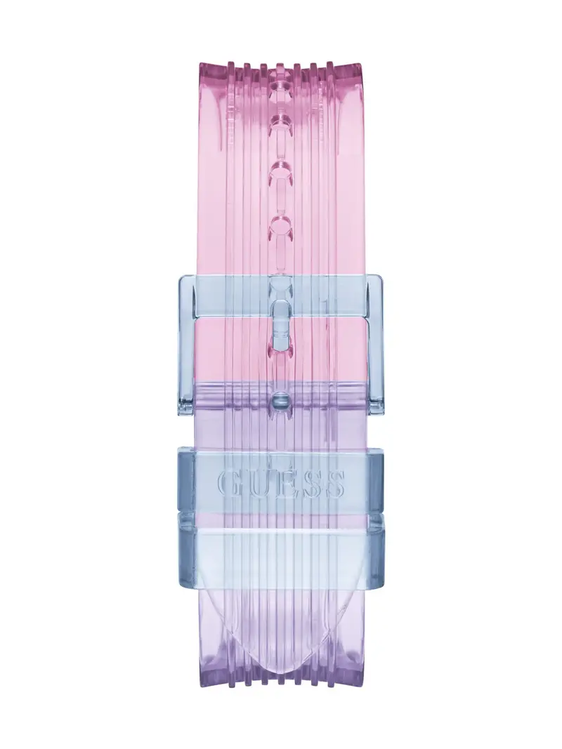 GUESS Orologio analogico 'Athena' blu chiaro / sambuco / rosa miniatura 2