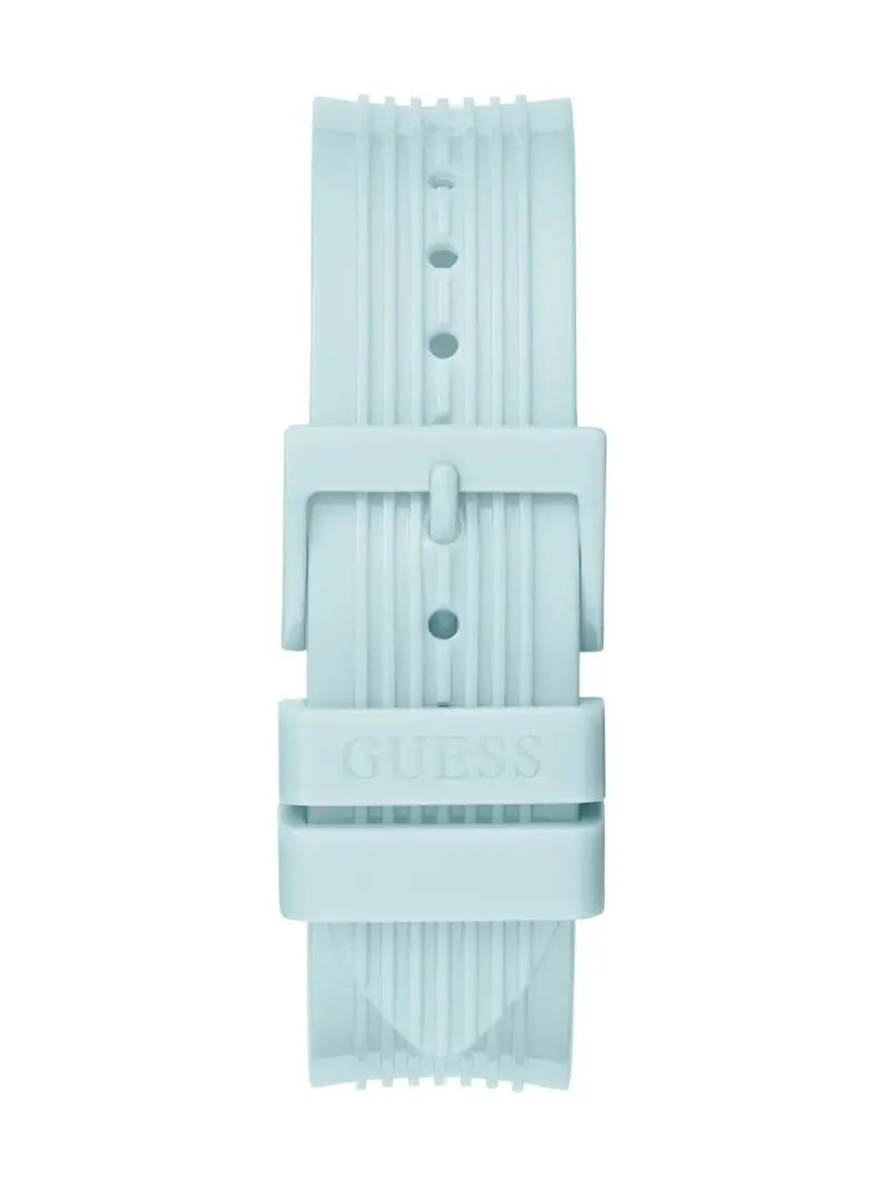 GUESS Orologio analogico 'ATHENA' blu pastello / trasparente miniatura 2