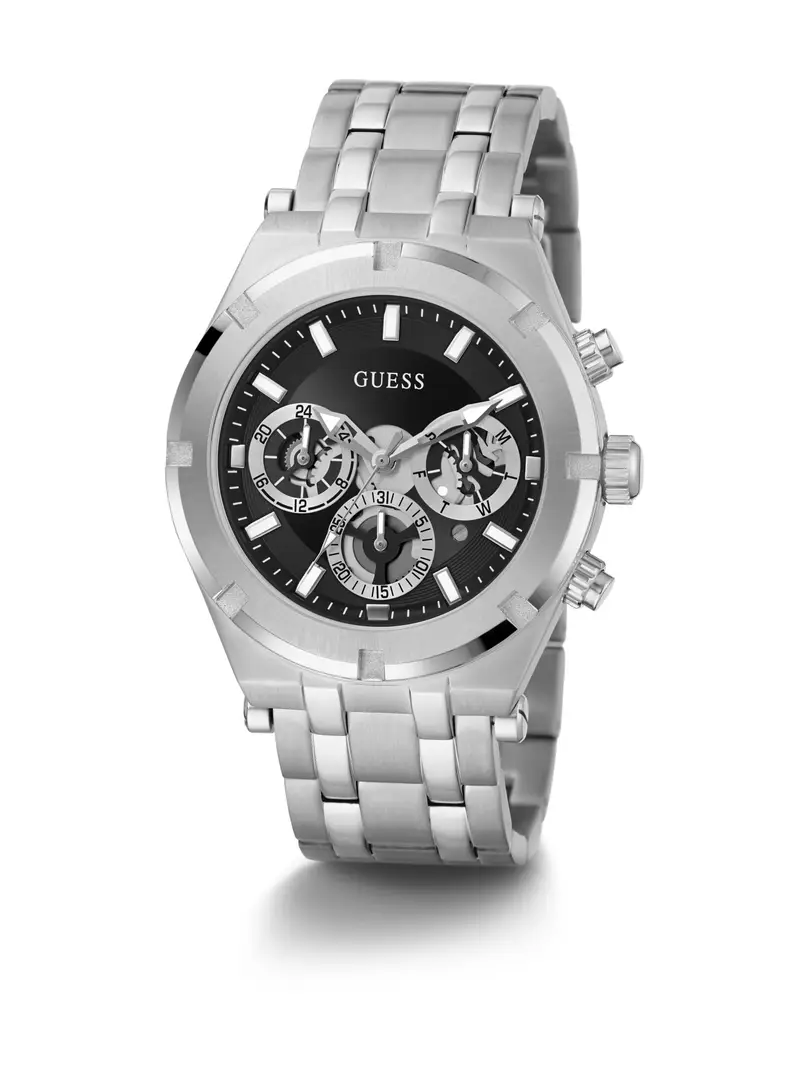 GUESS Orologio analogico 'Athena' nero / argento miniatura 3