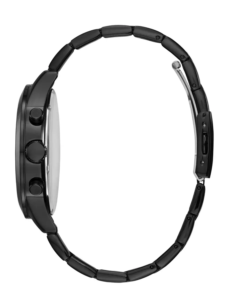 GUESS Orologio analogico 'Atlas' nero / argento miniatura 2