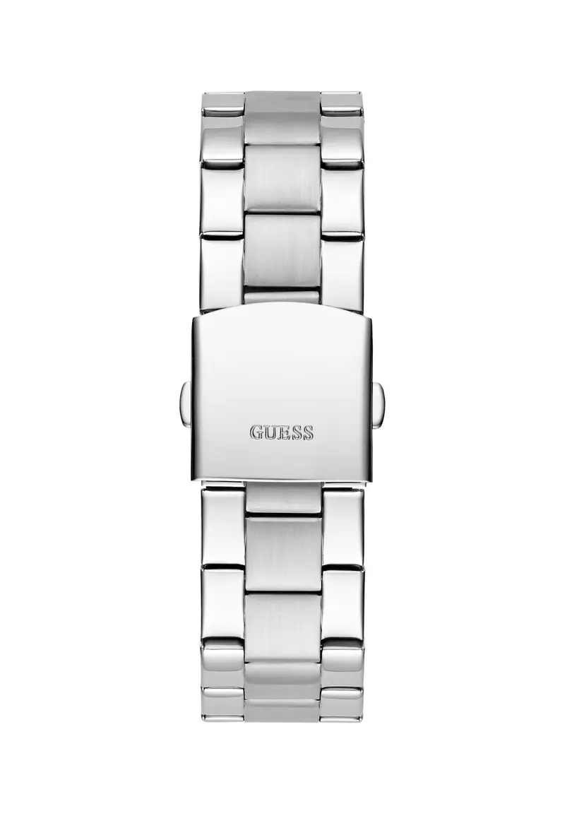 GUESS Orologio analogico 'Badge' navy / argento miniatura 2