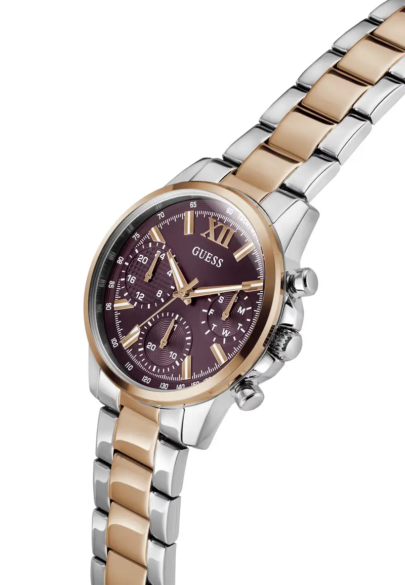 Orologio analogico 'Bailey' oro rosé / argento Oro rosé miniatura 3