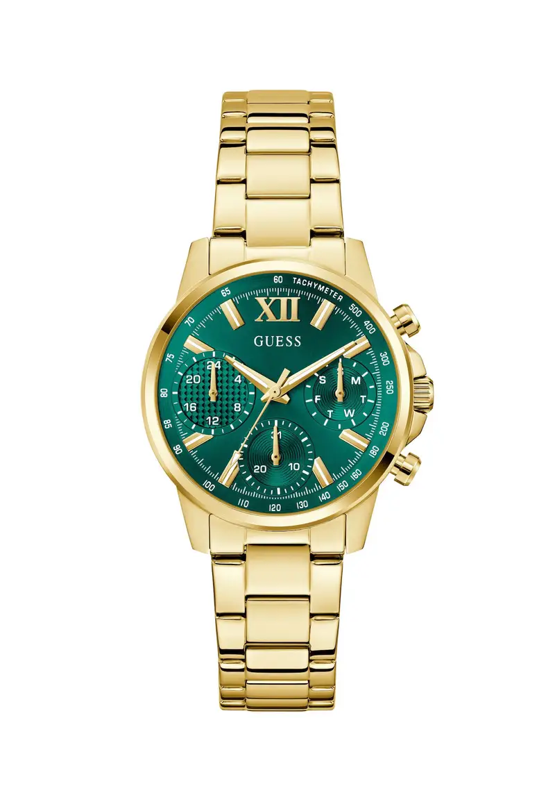 Orologio analogico 'Bailey' oro / verde