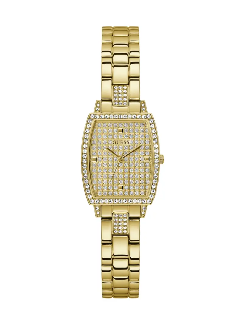 GUESS Orologio analogico 'Brilliant'  oro / argento / trasparente